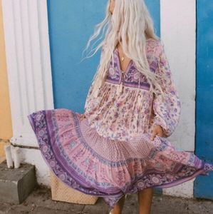 💜Portobello Boho Dress ~ Lavender💜